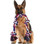 Corde de jouet chien indestructible, 95 cm xxl corde chien pour jouet d'entranement durable pour chiens ...