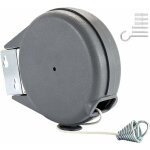 Corde à linge rétractable pour intérieur et extérieur 15m, corde à linge extensible fixée au mur économie ... Corde à linge rétractable pour intérieur et extérieur 15m, corde à linge extensible fixée au mur économie ...