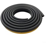 Corde plate pour po�le - joint d'�tanch�it� pour porte de po�le � bois, po�le � bois, four - colle noire ...
