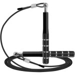 Corde � sauter en fil d'acier alli� aluminium noir, 3 m de long, 1 pi�ce, pour la remise en forme et ...