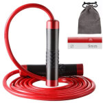 Corde � sauter de fitness 3m, corde � sauter rapide � roulement � billes sans n?uds, outil minceur pour ...