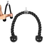 Corde triceps musculation nylon tricep rope corde fitness musculation avec poign�e attachement de c�ble ...