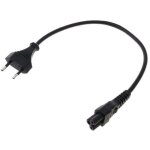 Cordon adaptateur secteur eu 2 broches mle vers cei 320 c5 micky pour alimentation pour ordinateur portable ...