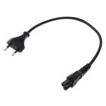Crea - cordon adaptateur secteur eu 2 broches mle vers cei 320 c5 micky pour alimentation pour ordinateur ...