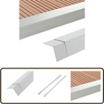 Cornière de terrasse 5 pcs aluminium 170 cm argenté - cornière de terrasse - angle de terrasse - finition ... Cornière de terrasse 5 pcs aluminium 170 cm argenté - cornière de terrasse - angle de terrasse - finition ...