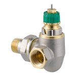 Danfoss - corps de robinet radiateur angle  droite 1 / 2' ra - dv 15 dynamic valve 013g7719