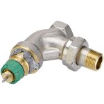 Corps de robinet radiateur querre 3 / 4' ra - dv 20 dynamic valve danfoss 013g7715