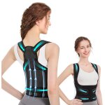 Correcteur de posture, correcteur de posture pour femmes et hommes, ceinture de soutien dorsal r�glable, ...