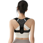 Correcteur de posture pour femmes et hommes, corset dorsal r�glable pour l'alignement de la colonne vert�brale ...