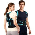 Correcteur de posture pour femmes et hommes, corset dorsal avec soutien r�glable, soulagement des douleurs ...