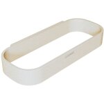 Cosmic - anneau � serviette blanc perle