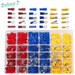 Cosses electriques 480 pices, cosses electriques pour voiture, cosse sertir, rondes, plates femelles ...