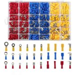 Cosses electriques 480 pices, cosses electriques pour voiture, cosse  sertir, rondes, plates femelles ...