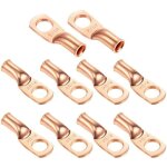 Cosse � sertir c�ble batterie extr�mit�s 0, 41 pouce 8 awg tubulaire anneau bornes ferm� extr�mit� connecteurs ...