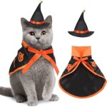 Costumes pour animaux de compagnie vtements de chat tenue de dguisement de chat chapeau de sorcier ...