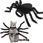 Costume d'halloween pour animaux, costumes de cosplay d'araign�e r�glables pour petits chiens et chats ...