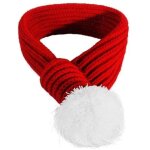 Costume de no�l pour chien �charpe de no�l grande �charpe rouge pour animaux de compagnie v�tements pour ...