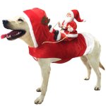 Costume de p�re no�l pour chien, v�tements de no�l pour animaux de compagnie, costume de cosplay, d�guisement ...