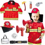 Costume de pompier pour enfants - set de d�guisement avec extincteur pour cosplay halloween, jeu de r�le ...