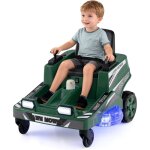 Costway 12v voiture �lectrique enfants avec fonction de tonte, tondeuse autoport�e �lectrique enfant ...