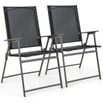 Lot de 2 chaise de jardin exterieur, fauteuil de jardin, verrouillage de sécurité, cadre en métal, chaise ... Lot de 2 chaise de jardin exterieur, fauteuil de jardin, verrouillage de sécurité, cadre en métal, chaise ...