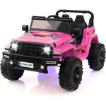 Costway - 24v voiture electrique 2 places enfants avec tlcommande 2, 4g, vhicule electrique avec musique ...