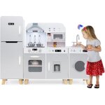 Costway - 3 en 1 cuisine enfant avec réfrigérateur & machine à laver, cuisiniere enfant avec lumière ... Costway - 3 en 1 cuisine enfant avec réfrigérateur & machine à laver, cuisiniere enfant avec lumière ...