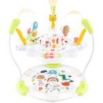 Costway - aire d'veil  rebonds bb fort et animaux avec 3 hauteurs rglables & 9 jouets, jumperoo ...