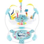 Costway - aire d'veil  rebonds bb fort et animaux avec 3 hauteurs rglables & 9 jouets, jumperoo ...