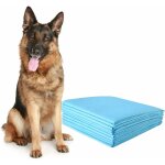 Costway alaise pour chien jetable 75x75cm, tapis educateur chien 150pcs en 5 couches anti - fuite, tapis ...