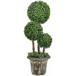 Costway arbre artificiel arbuste avec feuilles à l'aspect authentique 75 cm, fausse plante 3 boules en ... Costway arbre artificiel arbuste avec feuilles à l'aspect authentique 75 cm, fausse plante 3 boules en ...