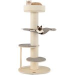 Costway - arbre  chat 120 cm, tour pour chat interieur  4 tages, poteaux  griffer en sisal ?14. 5 ...