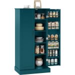 Costway armoire de cuisine 2 portes avec 16 �tag�res, meuble cuisine rangement, buffet salon, vaisselier, ...