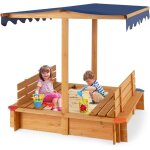 Costway - bac à sable en bois de sapin avec toit & 2 bancs amovibles, bac à sable extérieur avec conception ... Costway - bac à sable en bois de sapin avec toit & 2 bancs amovibles, bac à sable extérieur avec conception ...