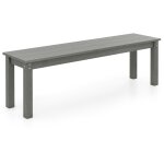 Costway - banc de jardin pour 2 - 3 personnes, banc d'ext�rieur sans dossier, pour v�randa, jardin et ...