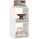 Costway biblioth�que cube � 2 niveaux, etag�re de rangement avec 2compartiments ouverte, kit anti - basculemen ...