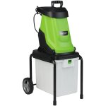 Costway broyeur de v�g�taux et branches �lectrique 2800w, broyeur de jardin bac de collecte 50 l dia. ...
