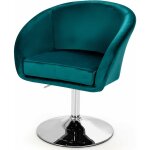 Costway - chaise d'appoint pivotante en velours moderne, fauteuil de bureau rglable en hauteur ponge ...