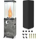 Costway - chauffage de terrasse gaz 12 kw en acier avec protection anti - extinction et 4 roues, chauffage ... Costway - chauffage de terrasse gaz 12 kw en acier avec protection anti - extinction et 4 roues, chauffage ...