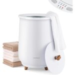 Costway - chauffe - serviettes de luxe de 23 l  3 niveaux 60? - 80?, seau chauffant de serviettes spa ...
