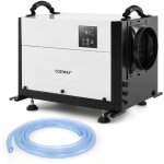 Costway - dshumidificateur professionnel 58, 5 / jour, avec 3 modes, minuterie de 24 h, tuyau de vidange, ...