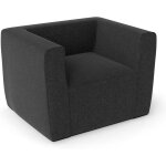 Costway fauteuil gonflable, canap� portable 1 place avec housse d�tachable, accoudoirs larges & assise ...