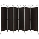 Costway grand paravent pliant à 6 panneaux, séparateur de pièce pliable de 188 cm de haut, séparateur ... Costway grand paravent pliant à 6 panneaux, séparateur de pièce pliable de 188 cm de haut, séparateur ...