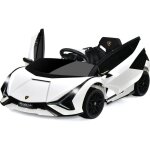 Costway - lamborghini voiture lectrique 12v enfants avec tlcommande 2, 4g 2 portes papillons dmarrage ...