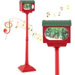 Costway lampadaire musical de noël de 150 cm, lampadaire avec lanterne boule de neige avec sapin de noël ... Costway lampadaire musical de noël de 150 cm, lampadaire avec lanterne boule de neige avec sapin de noël ...