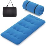 Costway - matelas futon portable pliable, matelas futon japonais 90 x 200 cm, housse lavable, matelas ... Costway - matelas futon portable pliable, matelas futon japonais 90 x 200 cm, housse lavable, matelas ...