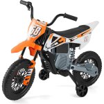 Costway moto �lectrique pour enfants 12 v, moto �lectrique avec p�dales et roues d'entra�nement amovibles, ...