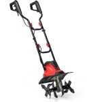 Costway - motoculteur lectrique filaire, pliable 10 a, largeur de travail 36 cm, profondeur de travail ...