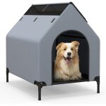 Costway - niche pour chien exteriéur intérieur 91 cm, chenil pour petite chien 2 en 1, fenêtre ventilée, ... Costway - niche pour chien exteriéur intérieur 91 cm, chenil pour petite chien 2 en 1, fenêtre ventilée, ...