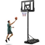 Costway - panier de basket - ball sur pied avec hauteur rglable  12 niveaux 232 - 305 cm, ensemble ...